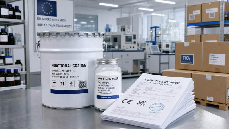 EU Tightens nano-TiO₂ Traceability for Functional Coatings EU Tightens nano-TiO₂ Traceability for Functional Coatings