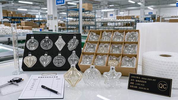 How to Evaluate Glass Christmas Ornaments OEM for Quality and Lead Time