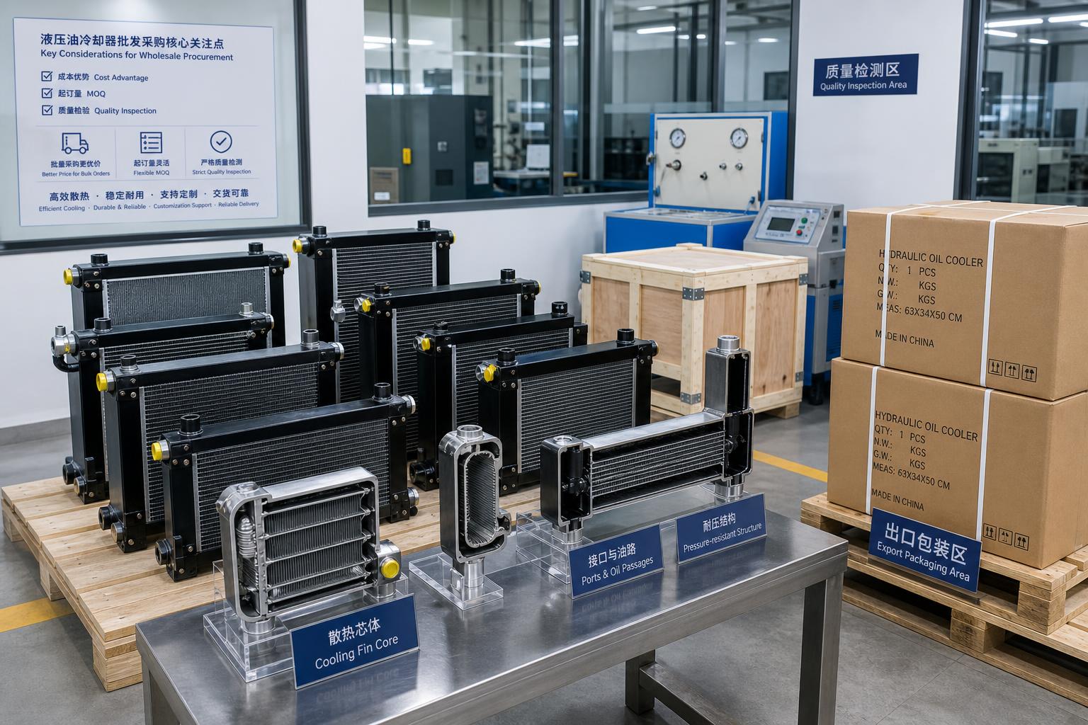 Hydraulic Oil Cooler Wholesale: Cost, MOQ, and Quality Checks