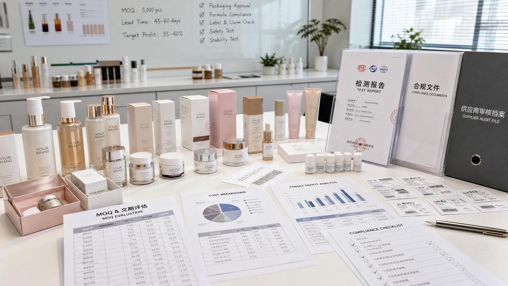 Private Label Beauty: How to Compare MOQ, Margins, and Compliance