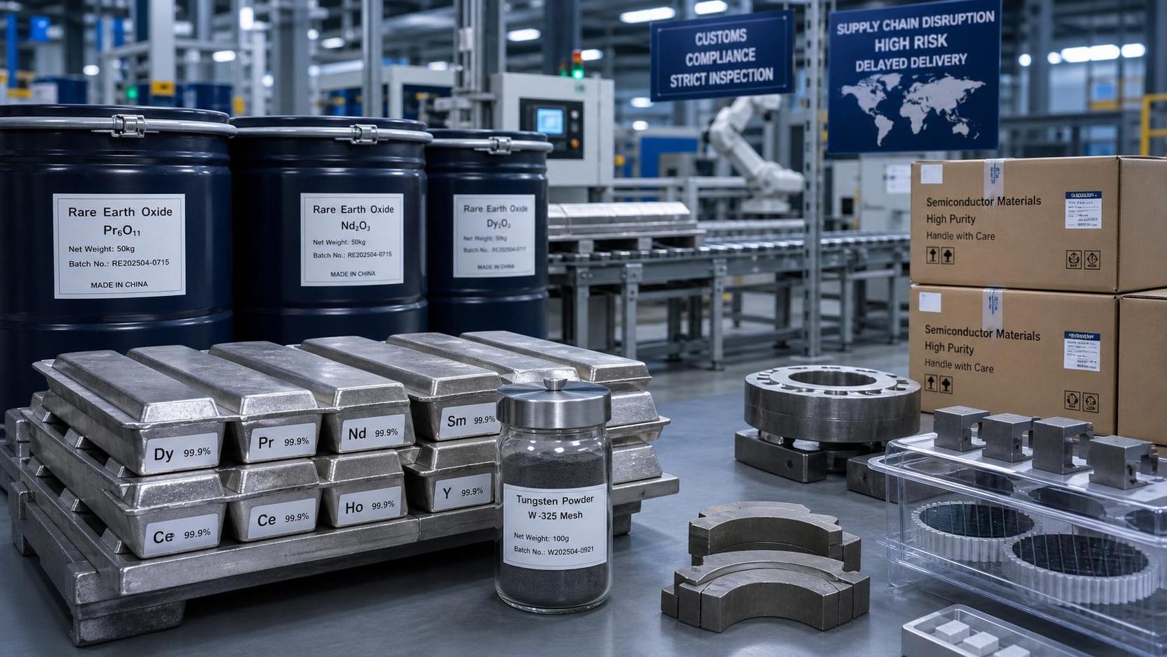 China Halts Heavy Rare Earth Exports to Japan