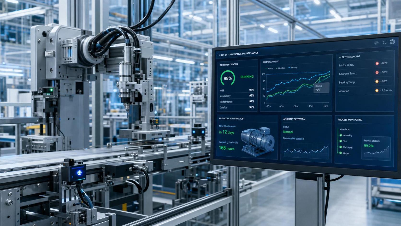 AI in manufacturing solutions: 5 ways to cut downtime