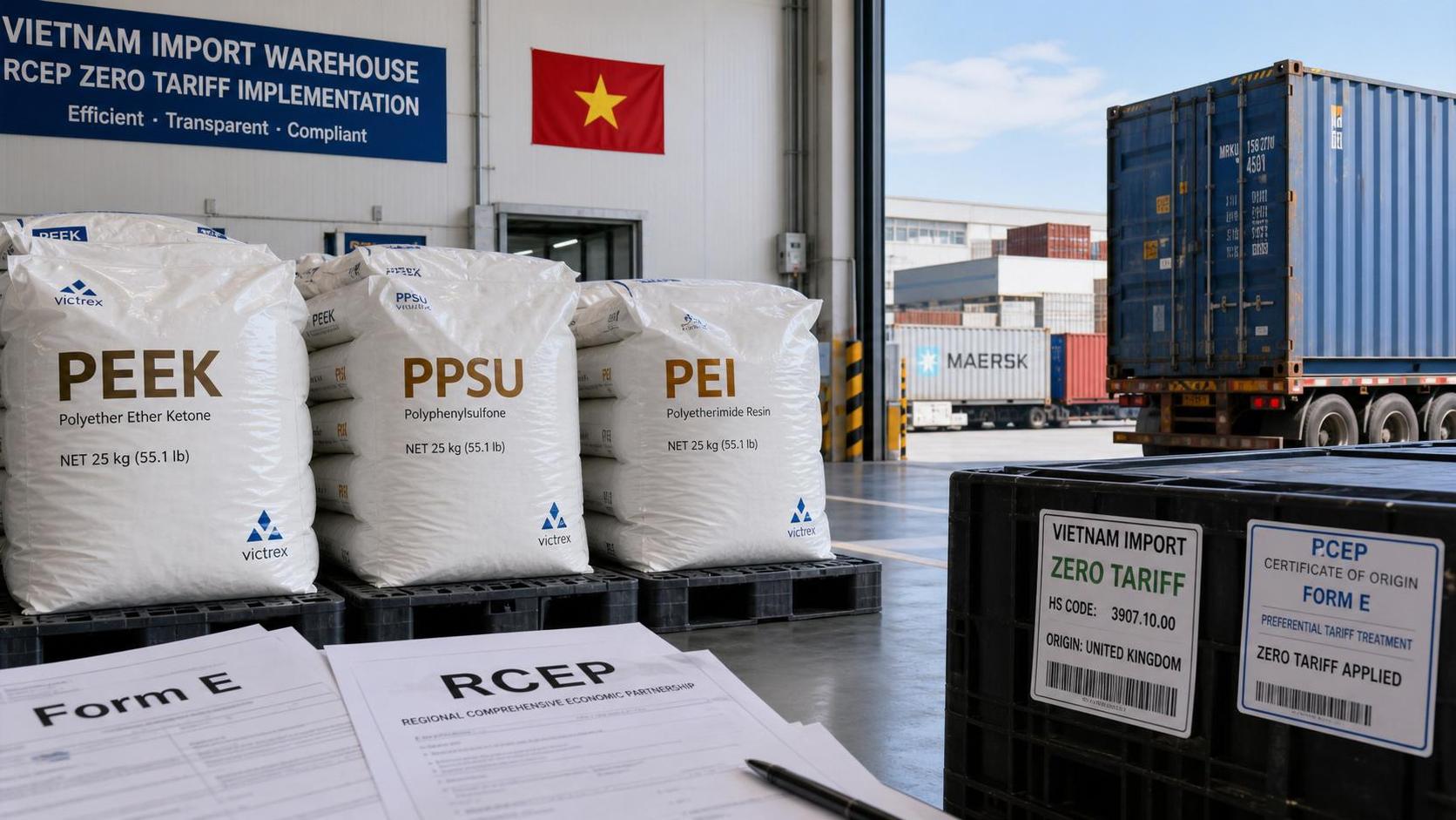 RCEP Green Tariff Pilot Expands: Zero Tariff for Engineering Resins to Vietnam