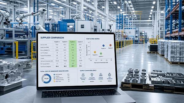 How to Compare Manufacturing Conglomerates Suppliers by Risk and Cost