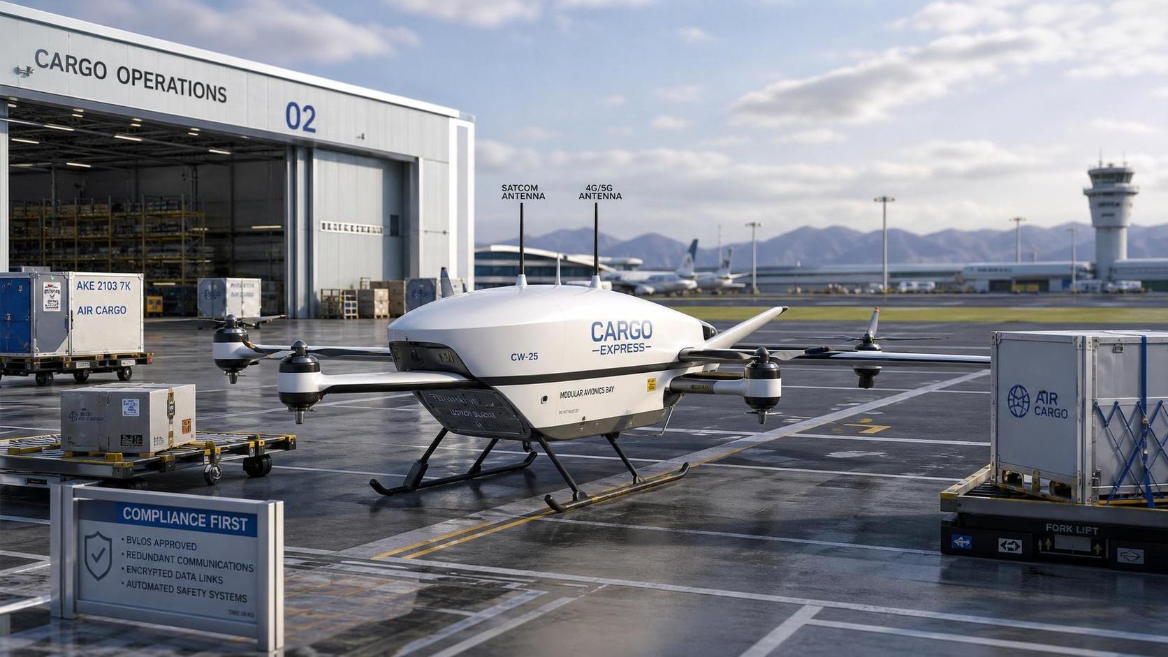 IATA Adds Sky Grid Redundancy Rule for Cargo Drones
