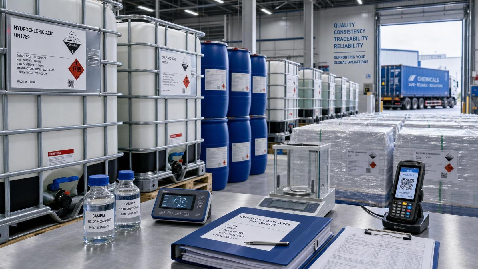 How to Evaluate a Wet Chemicals Exporter for Supply Stability