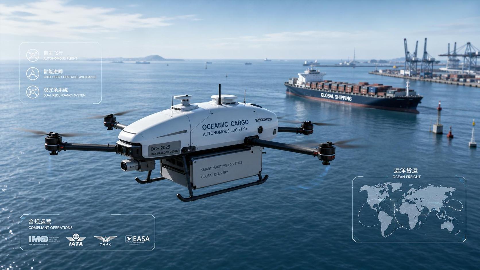 IMO Sets ARL-3 Rule for Ocean Cargo Drones