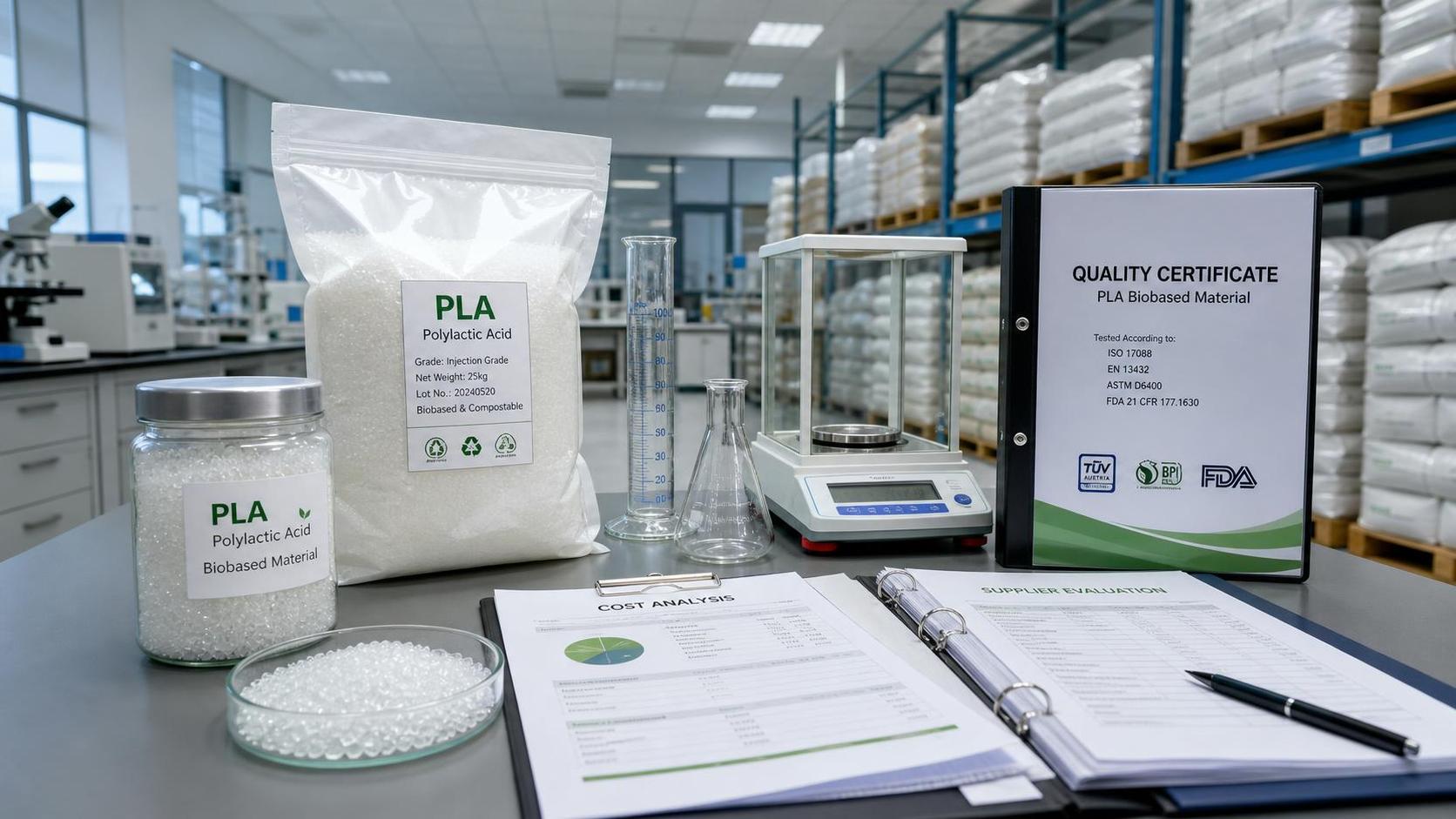 How to Evaluate a PLA Material Supplier for Quality and Cost