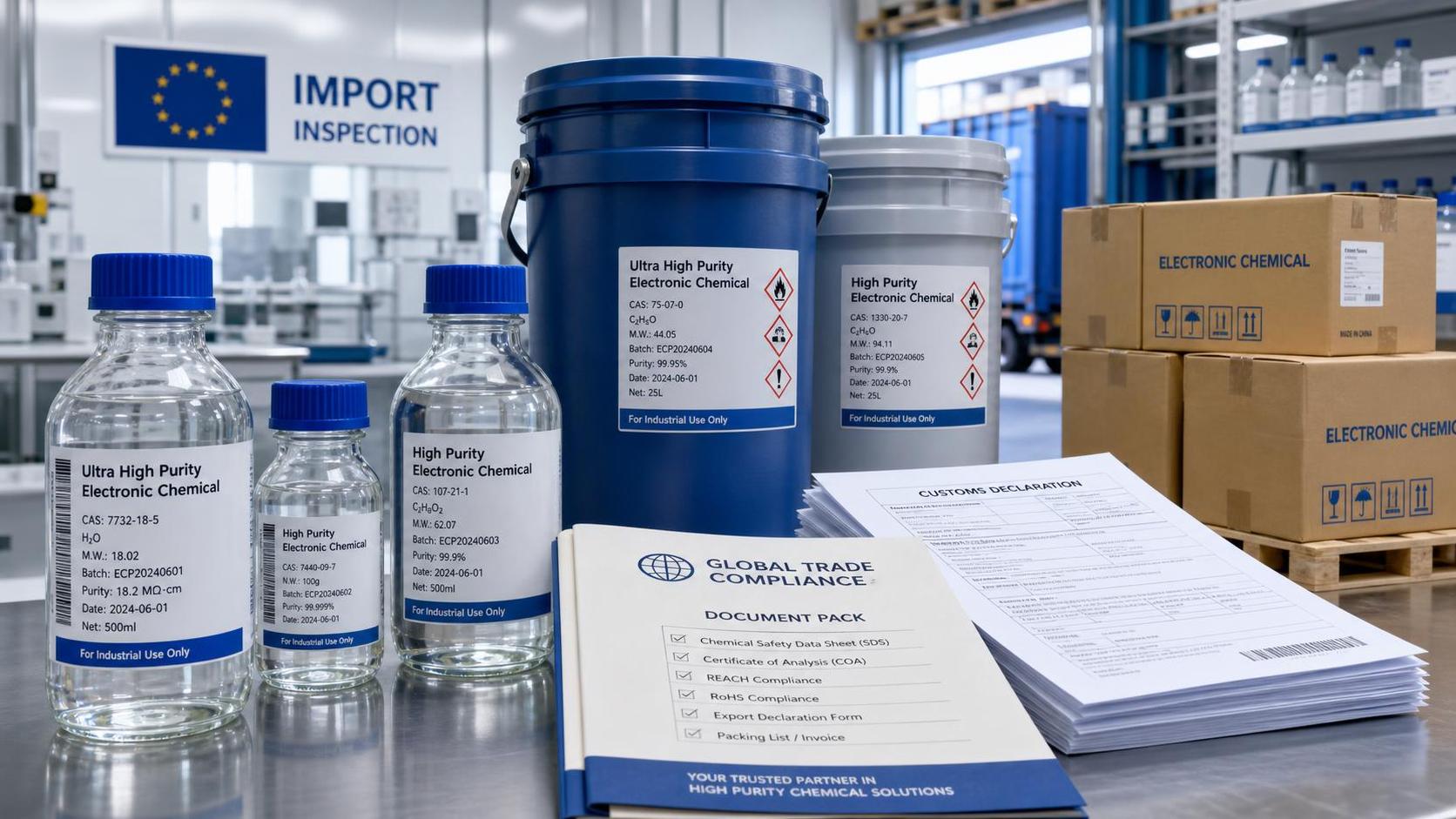 EU REACH Adds E-Chemical Import Notices from Aug. 1