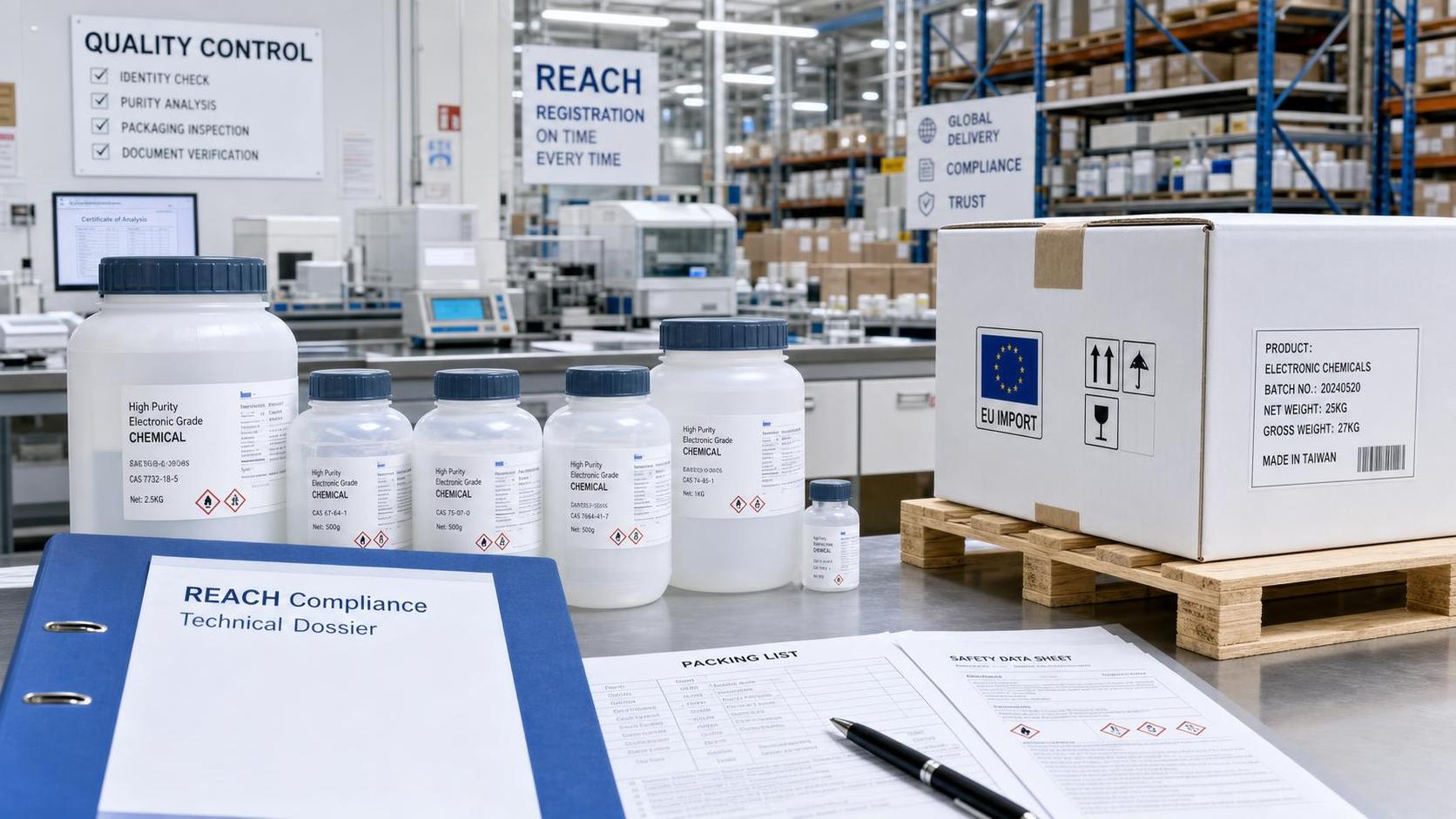 EU Sets 90-Day REACH Notice Rule for E-Chemicals