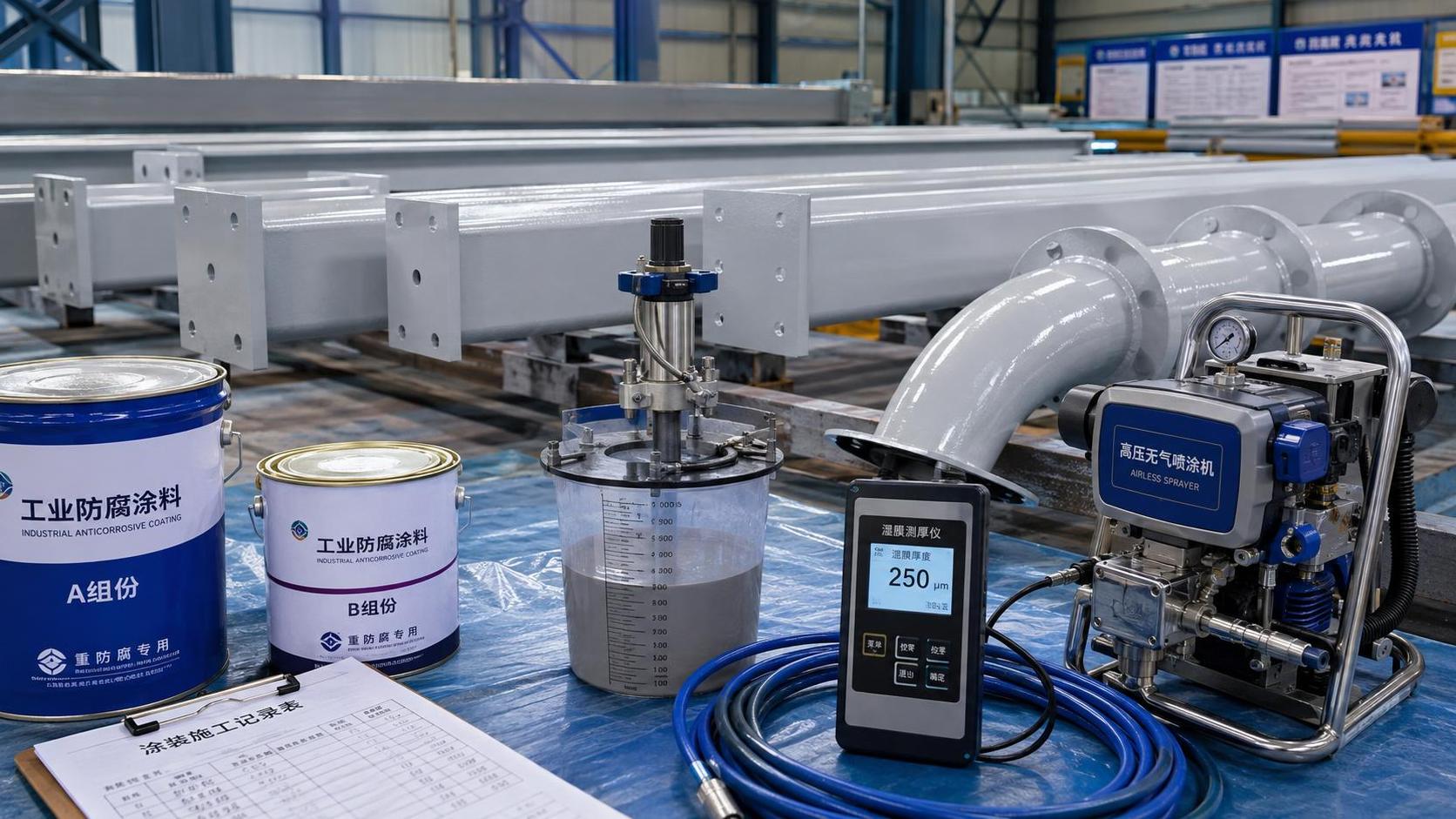How to estimate coating materials cost before an industrial project