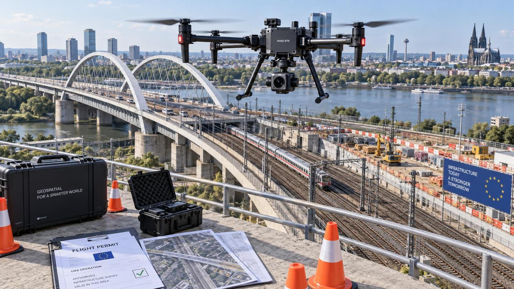 What permits are needed to operate mapping drones in Europe?