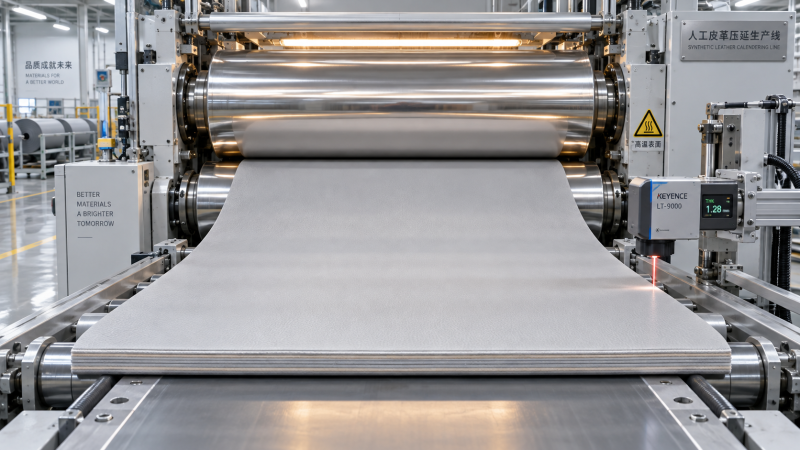 Diagnosing Thickness Variation on an Artificial Leather Calendering Line Diagnosing Thickness Variation on an Artificial Leather Calendering Line
