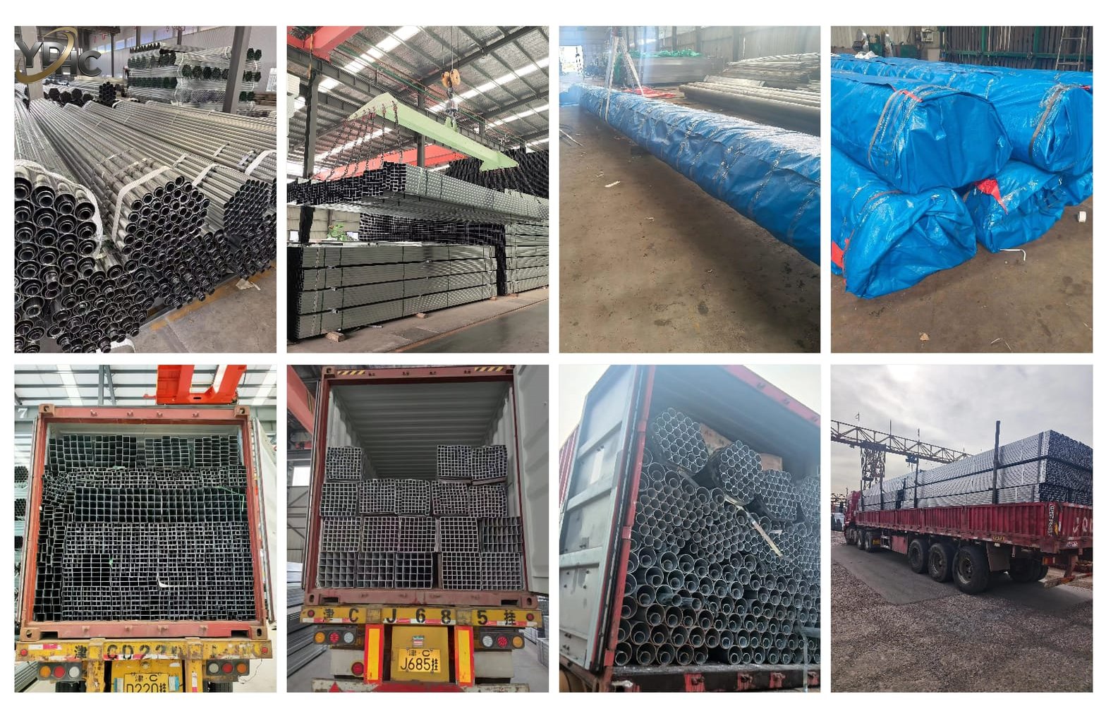 G550 Galvanized Steel Round Pipe