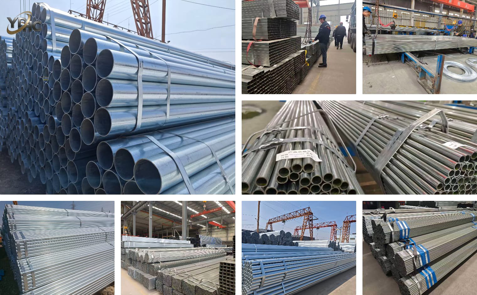 G550 Galvanized Steel Round Pipe