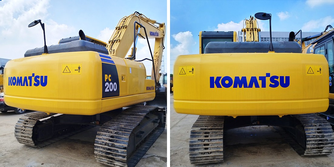 833482d010c786170508b4b4cefa7a8 Pelle Komatsu PC200 d'occasion 20TON d'occasion