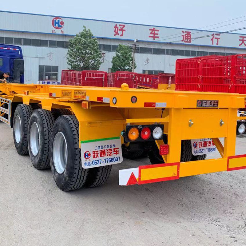 3 Semirremolque portacontenedores usado Liangshan Yuetong serie 8-13m