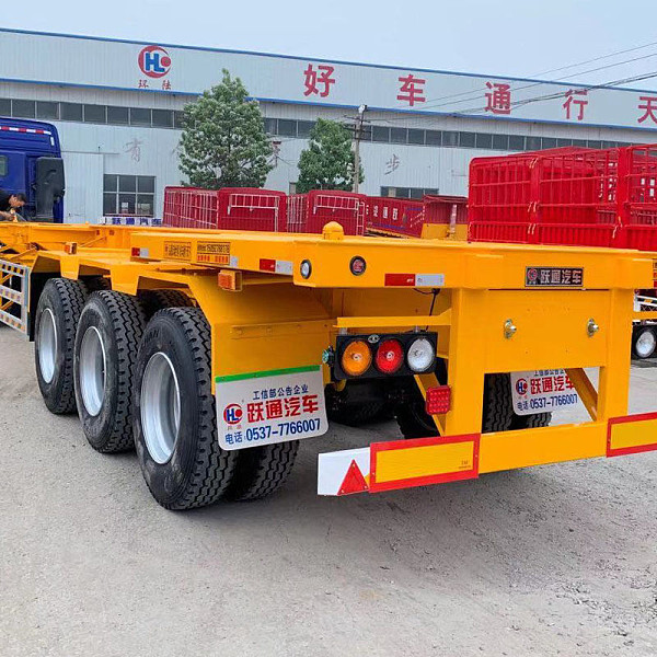 Semirremolque portacontenedores usado Liangshan Yuetong serie 8-13m Semirremolque portacontenedores usado Liangshan Yuetong serie 8-13m