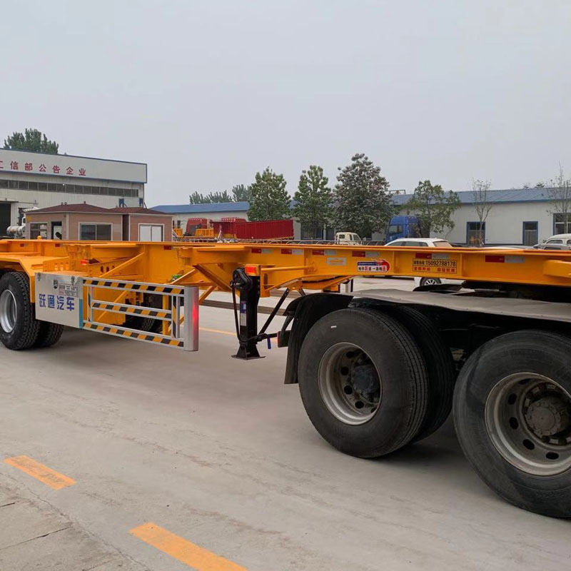 Semirremolque portacontenedores usado Liangshan Yuetong serie 8-13m