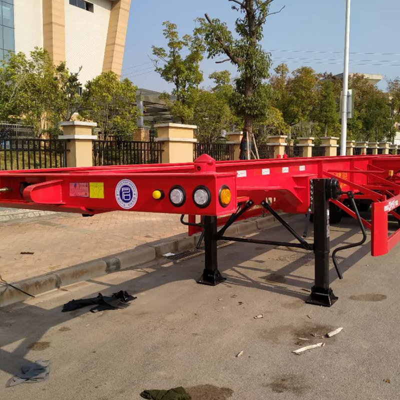 Semirremolque usado Minxing Motors serie de 13 metros para contenedores