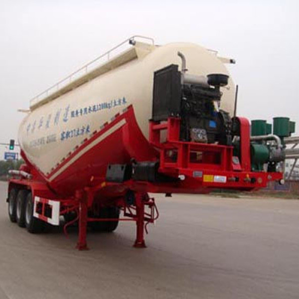 Semirremolque para transporte de material en polvo de la serie cuadrada 27 usado de CIMC Huajun Semirremolque para transporte de material en polvo de la serie cuadrada 27 usado de CIMC Huajun
