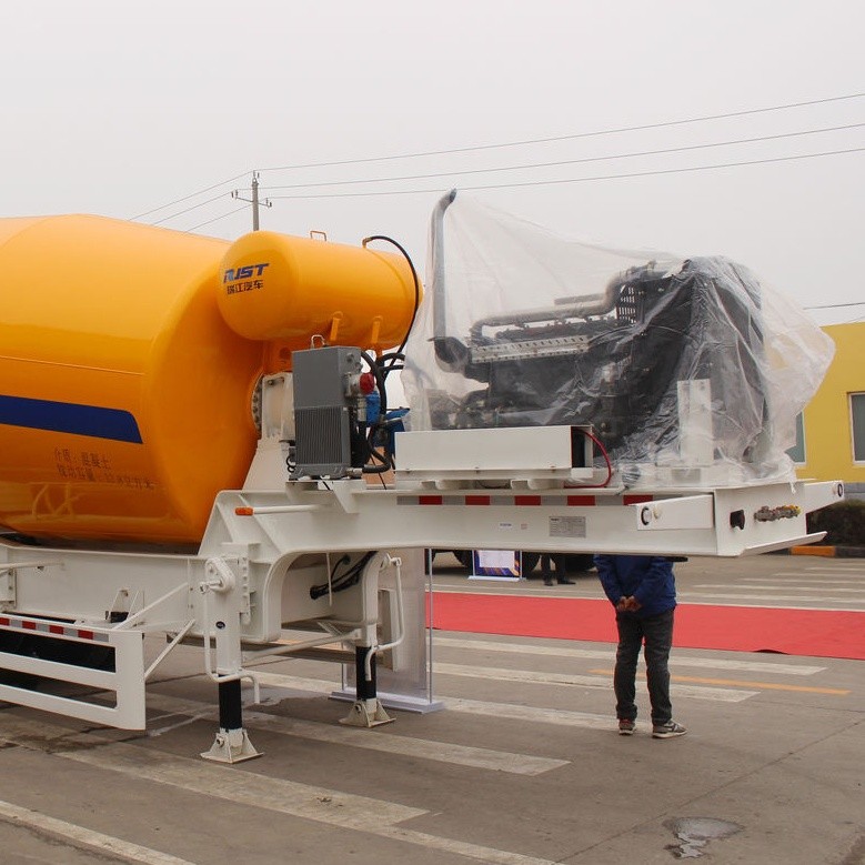6 Semirremolque de transporte de materiales en polvo serie cuadrada 17.4 de segunda mano CIMC Ruijiang