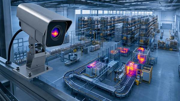Thermal Camera Fire Detection Distance in Warehouses and Plants