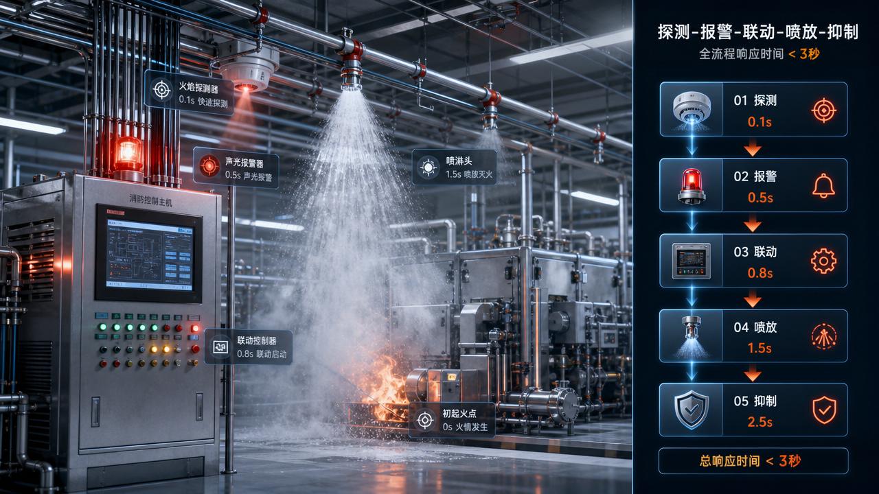 Fire Suppression Response Time Metrics for System Comparison