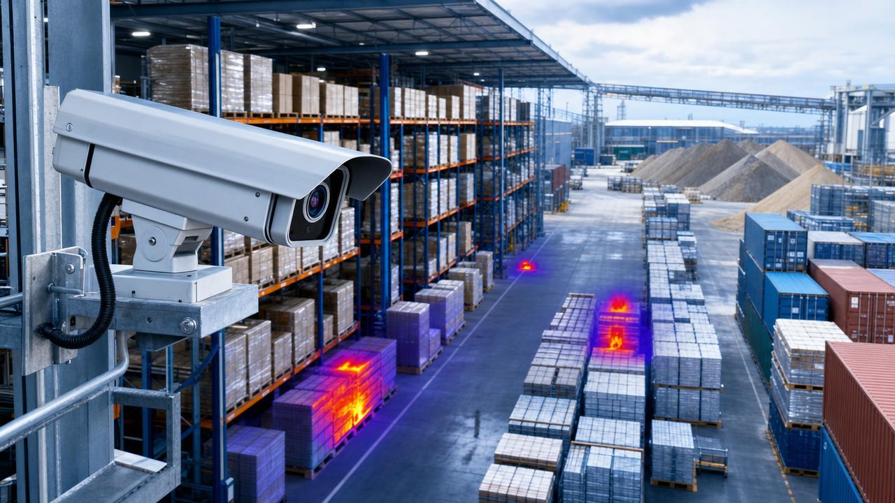 Thermal Camera Fire Detection Distance in Warehouses and Yards