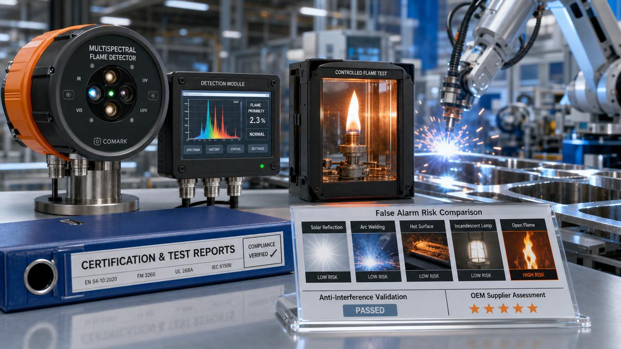 How to Compare Flame Detector OEM Suppliers for False Alarm Risk
