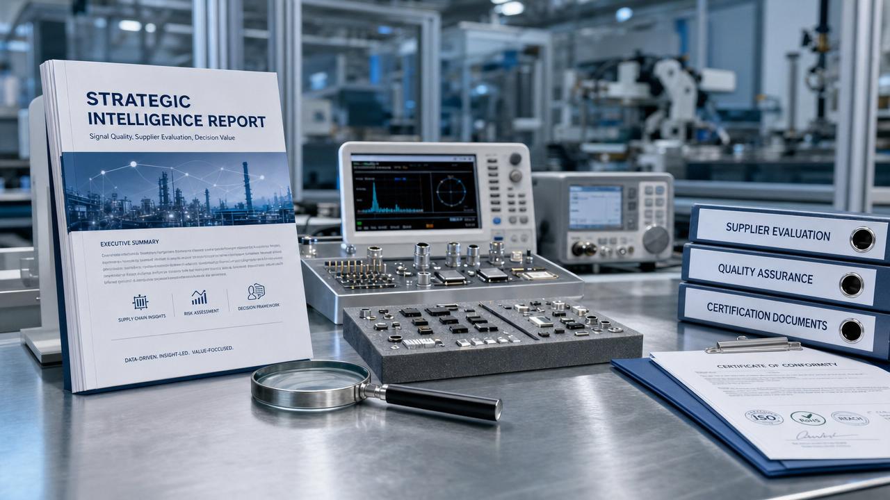 Strategic Intelligence Reports: How to Compare Signal Quality and Decision Value