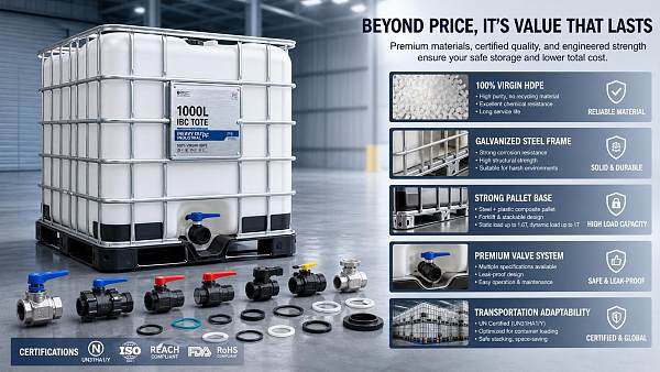 Intermediate Bulk Containers Price List: What Affects Cost?