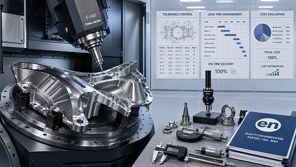 5 Axis Milling Services for Aerospace: Tolerance, Lead Time, and Cost Factors