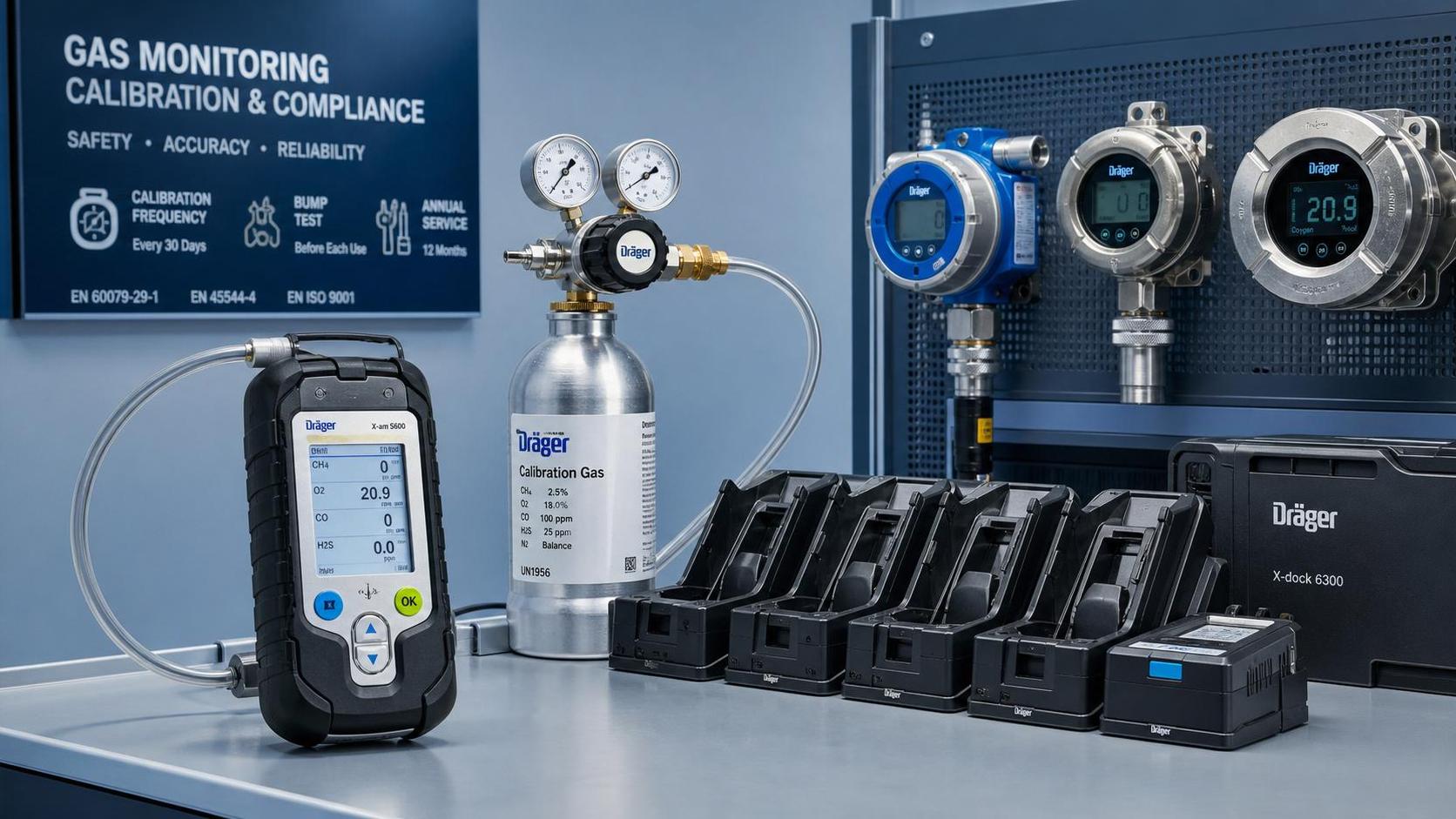 Gas Monitor Calibration Frequency in Europe: What Standards Require