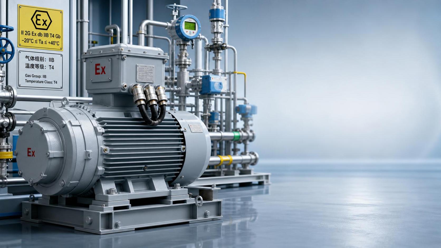 How to match explosion proof motor temperature class to gas group risk