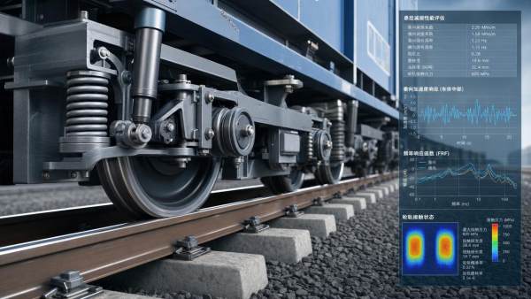 How much damping is enough in railway suspension data?
