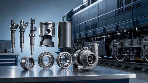 Locomotive engine components OEM options that reduce downtime later