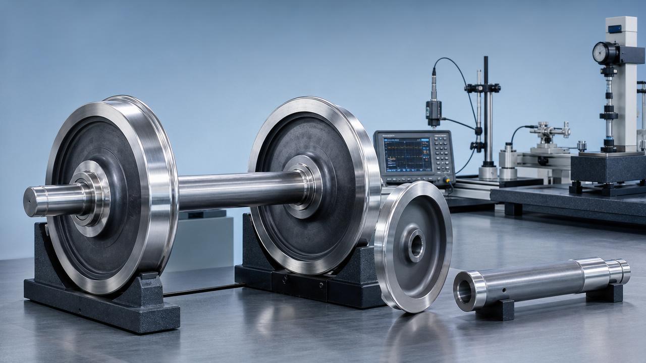Railway wheelset wholesale quality checks that affect service life