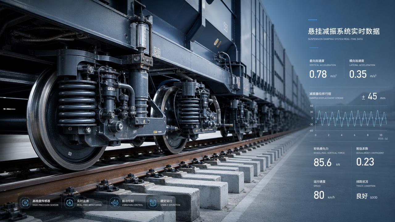 What Railway Suspension Damping Data Reveals About Ride Stability