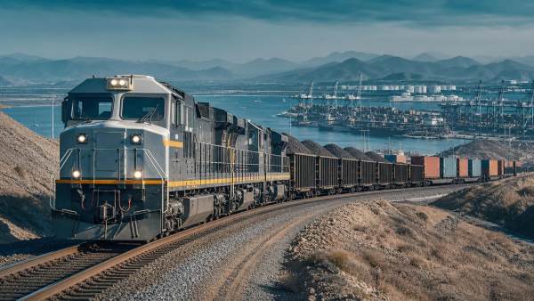 What changes locomotive fuel use per ton-km most?