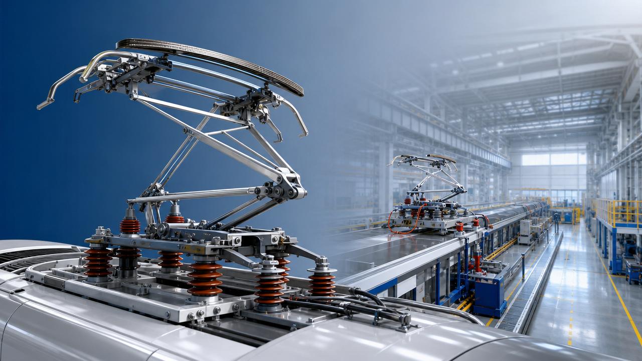 How to compare a locomotive pantograph factory fairly