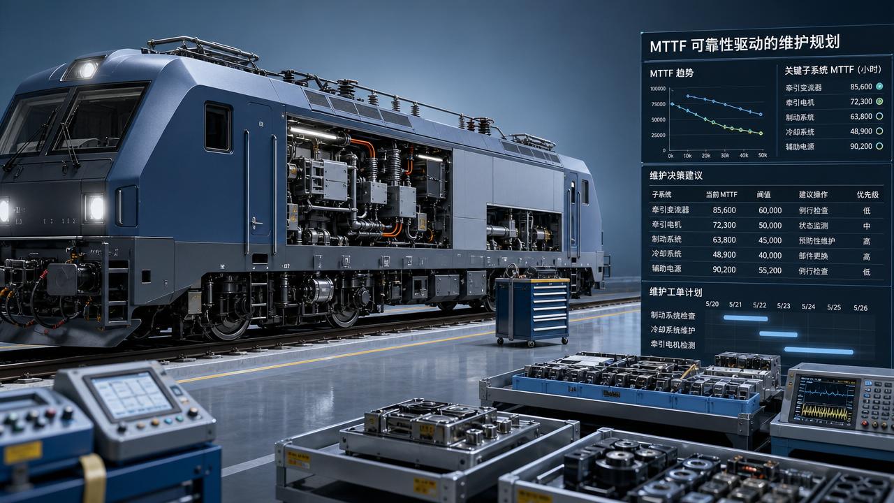 How to Use Locomotive MTTF Reliability Data in Maintenance Plans