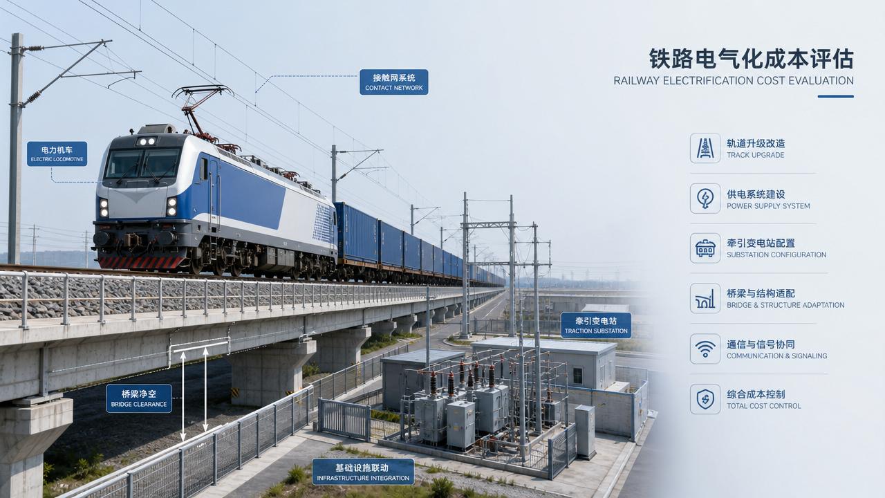 Impact of Electrification on Rail Cost: What Changes First