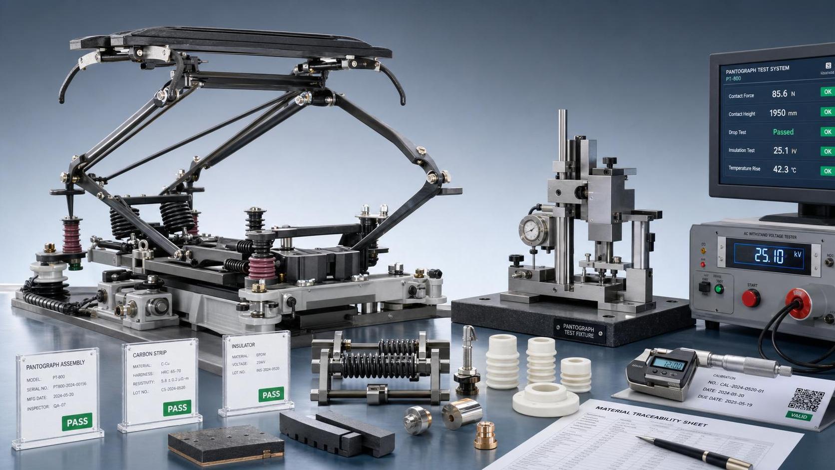 Locomotive Pantograph Factory Checklist: Quality Points Before Order