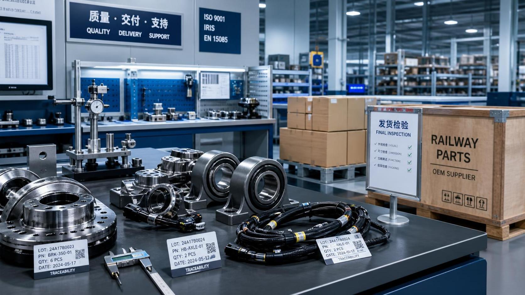 How to Evaluate a Locomotive Spare Parts Factory for Quality, Lead Time, and OEM Support