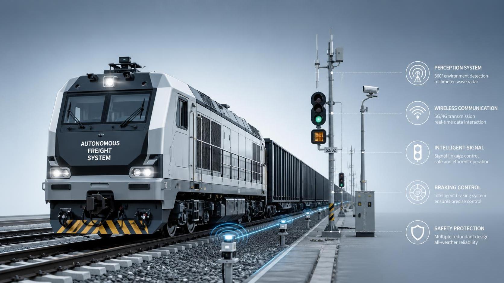 Autonomous Freight Train Technology: Core Systems, Benefits, and Real-World Limits