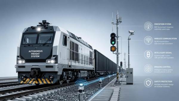 Autonomous Freight Train Technology: Core Systems, Benefits, and Real-World Limits