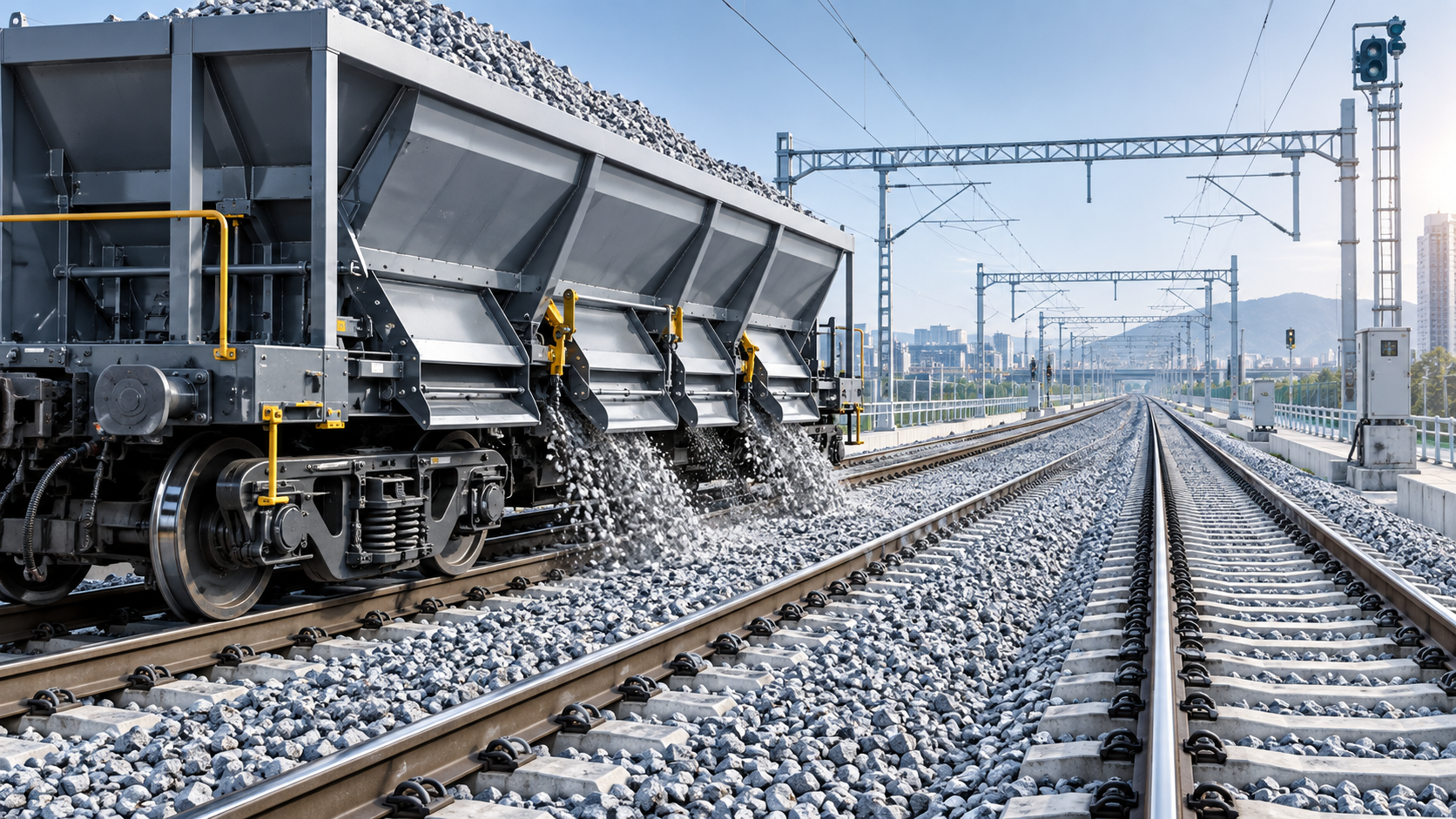 70-Ton Ballast Wagon Specifications for Track Renewal Procurement