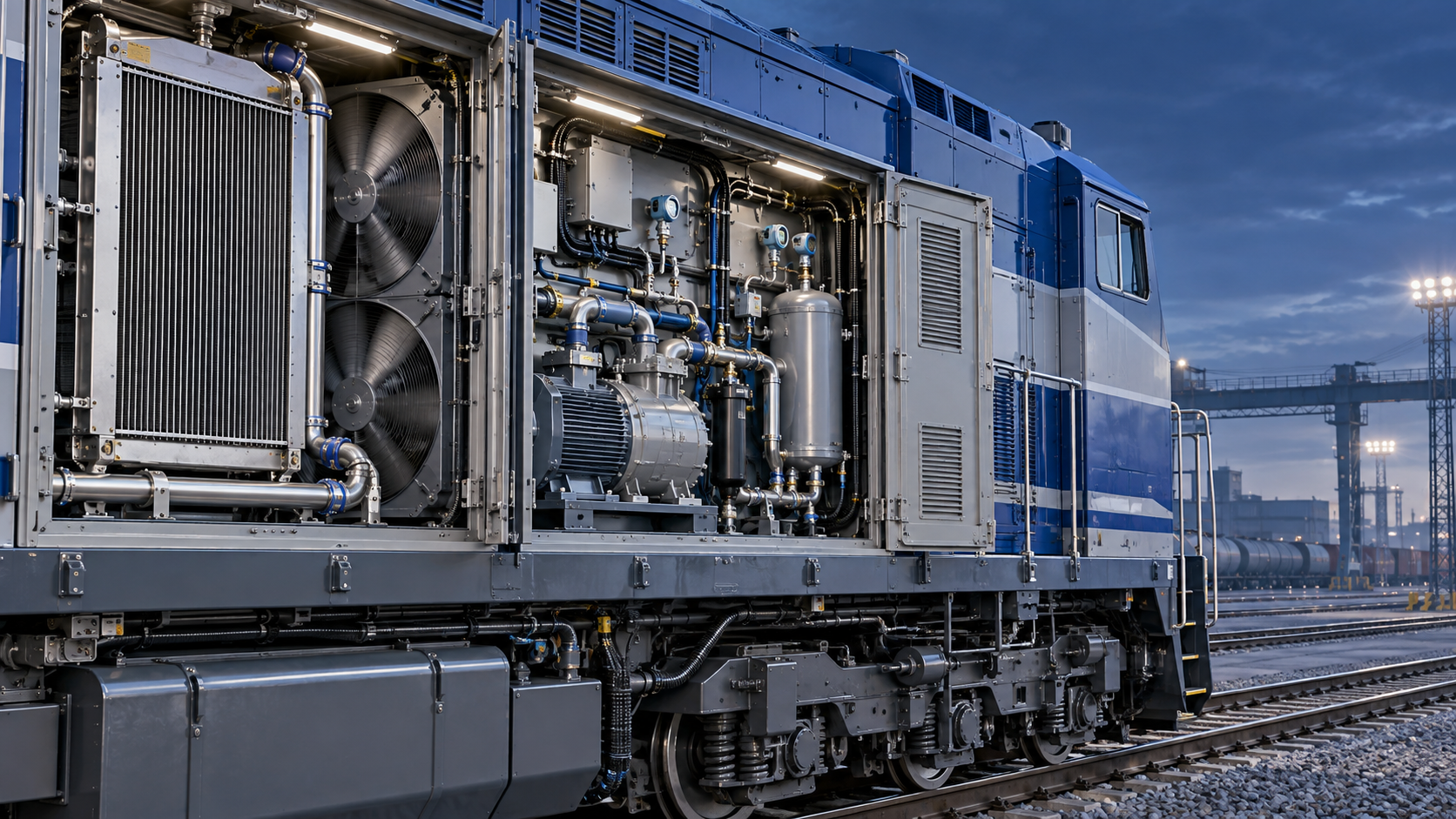How Locomotive Auxiliary Systems Monitoring Detects Cooling and Compressor Faults