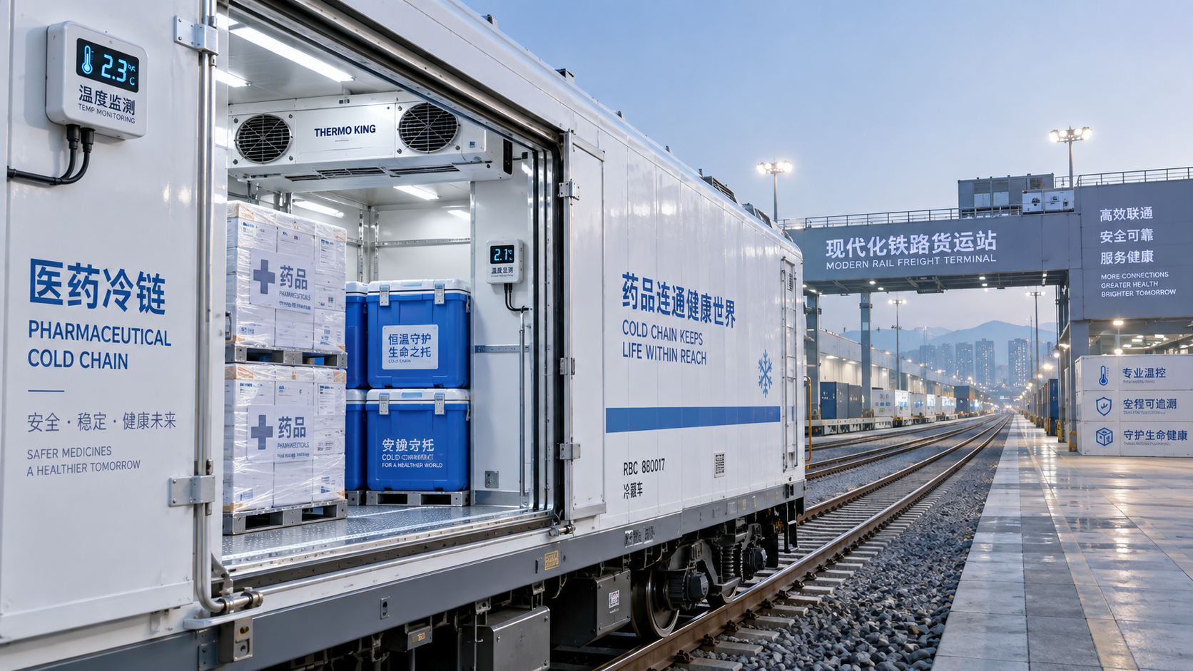 Choosing Refrigerated Rail Systems for Pharma Logistics: Temperature Control Criteria